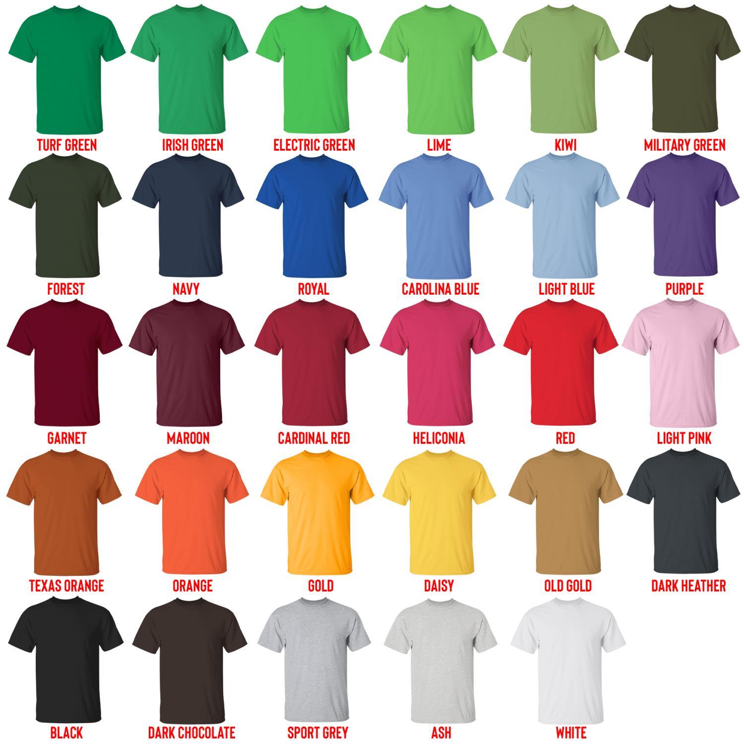 t shirt color chart - aespa UK Shop