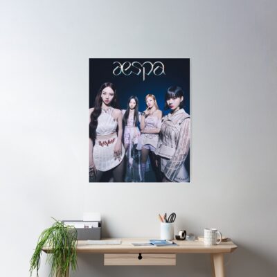 Alternative view of aespa Kpop Group Savage Poster