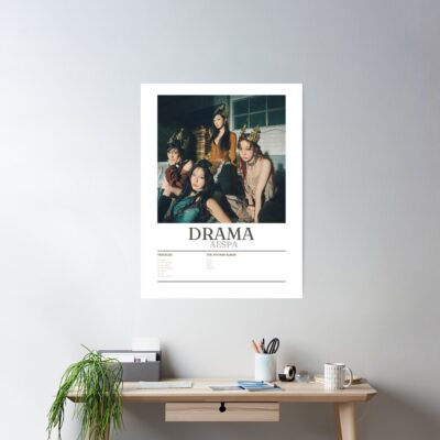 Alternative view of aespa Drama Tracklist Scene Ver Poster