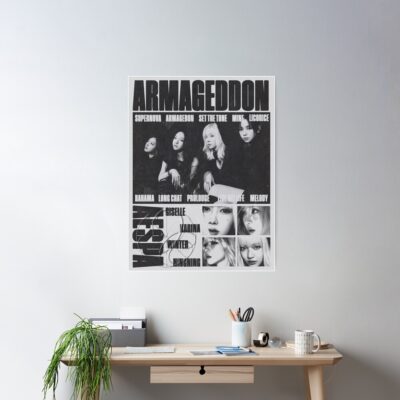 Alternative view of aespa Armageddon Poster