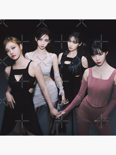 Alternative view of aespa Kpop Girl Group Throw Pillow