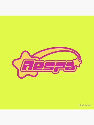 Alternative view of aespa Y2k Logo Throw Pillow