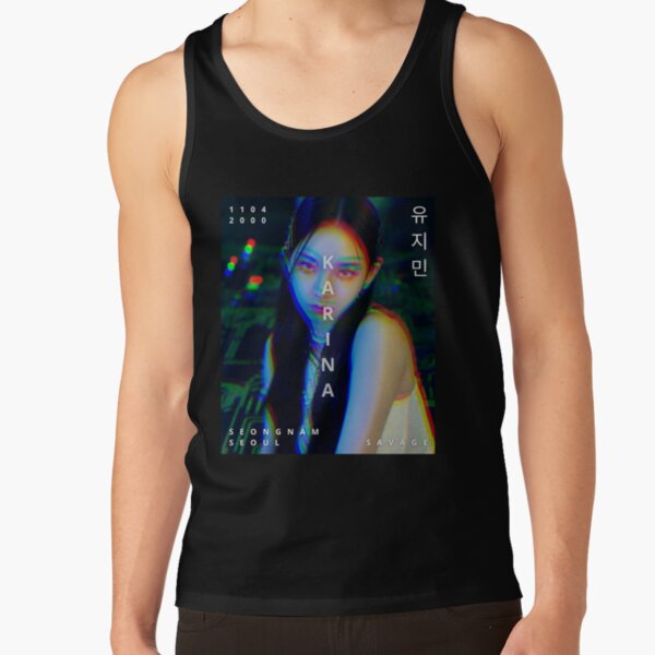 aespa Karina Savage Glitch Version Tank Top