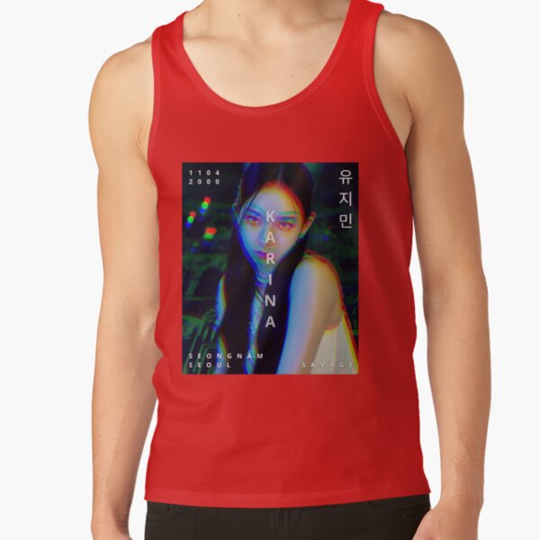 aespa Karina Savage Glitch Version Tank Top - Image 4