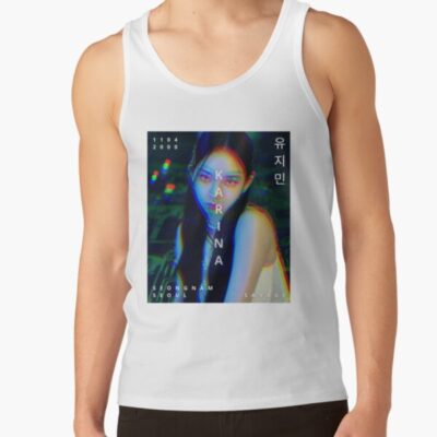 Alternative view of aespa Karina Savage Glitch Version Tank Top