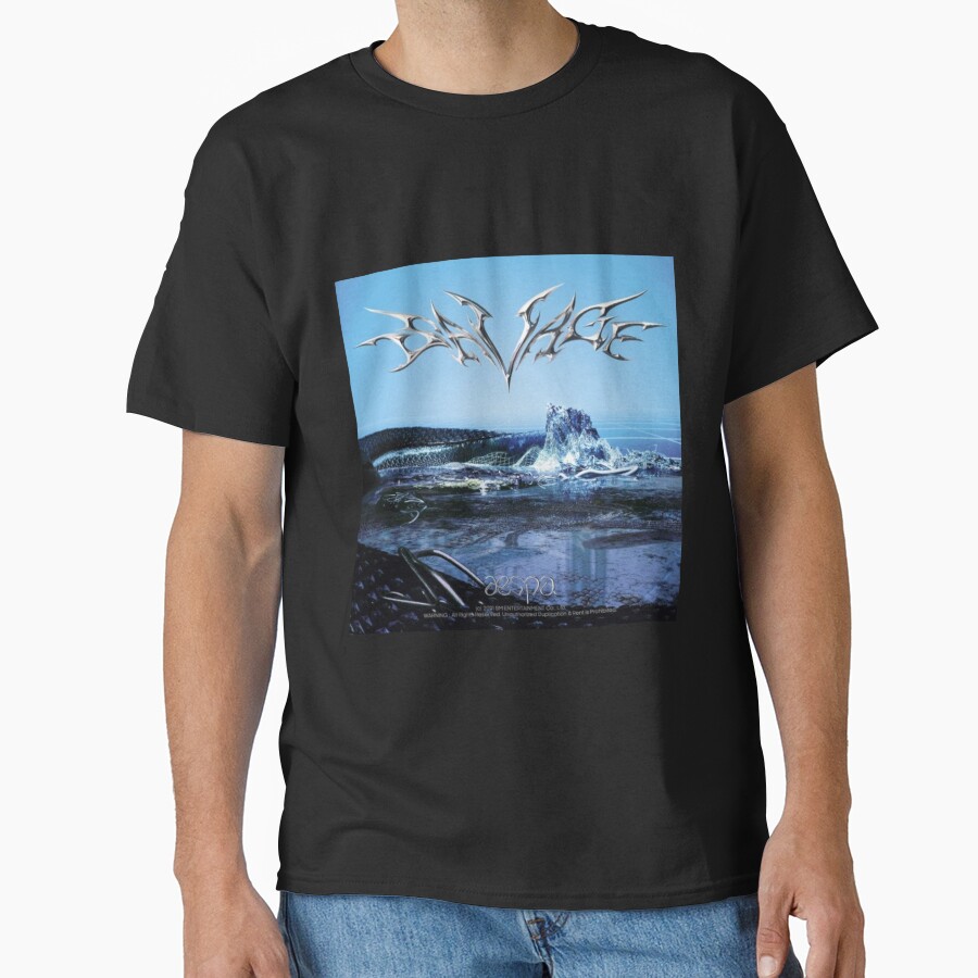 aespa Savage Album Cover T-shirt