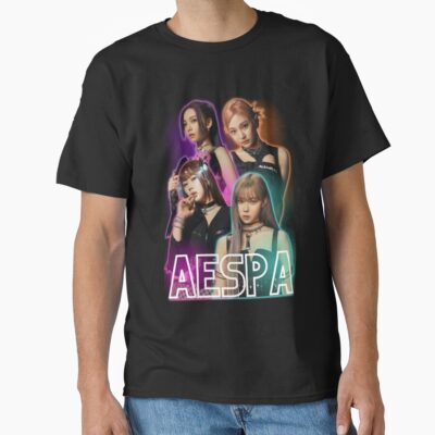 Alternative view of aespa Members T-shirt