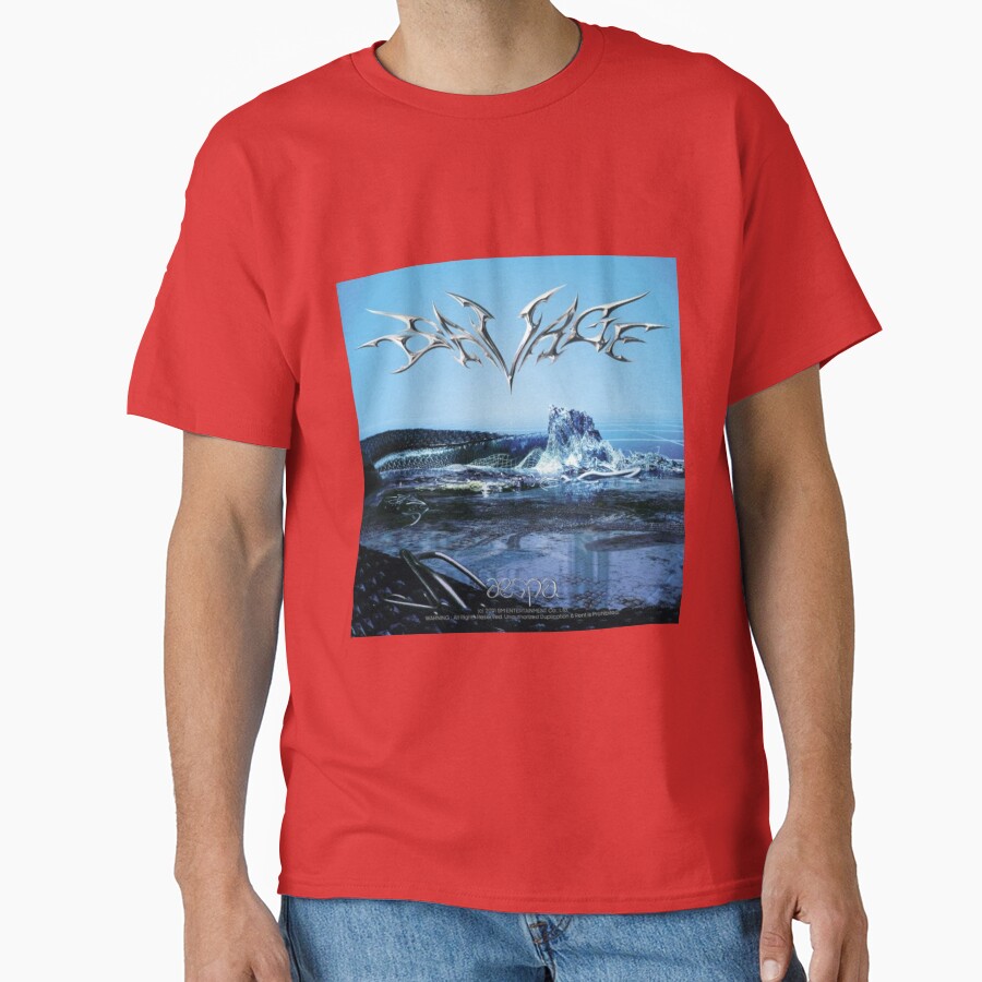 aespa Savage Album Cover T-shirt - Image 5