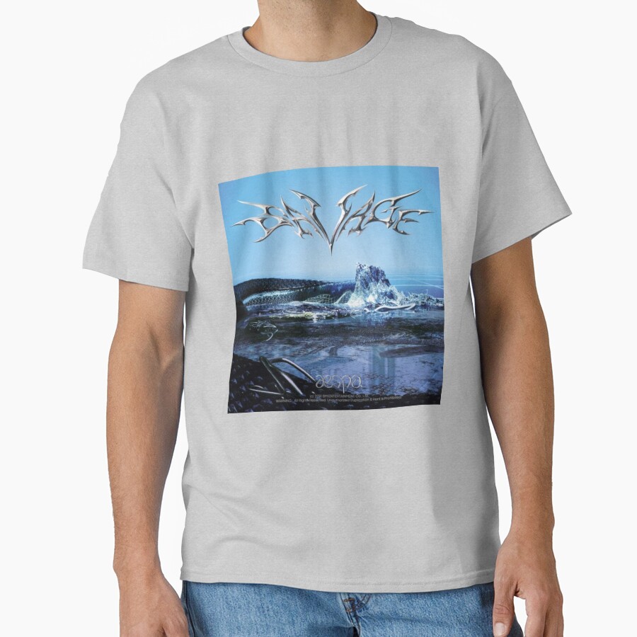 aespa Savage Album Cover T-shirt - Image 3