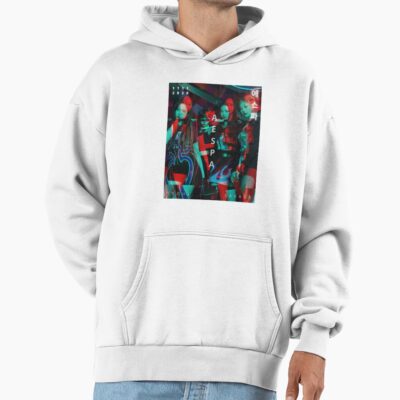 Alternative view of aespa Savage Glitch Version Hoodie