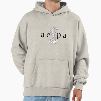 Alternative view of aespa Logo Art Sticky Hoodie