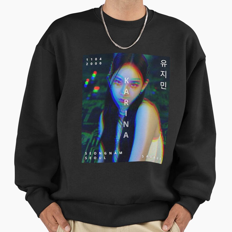 aespa Karina Savage Glitch Version Sweatshirt