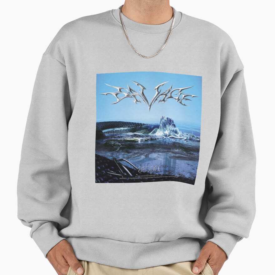 aespa Savage Album Cover Sweatshirt - Image 4