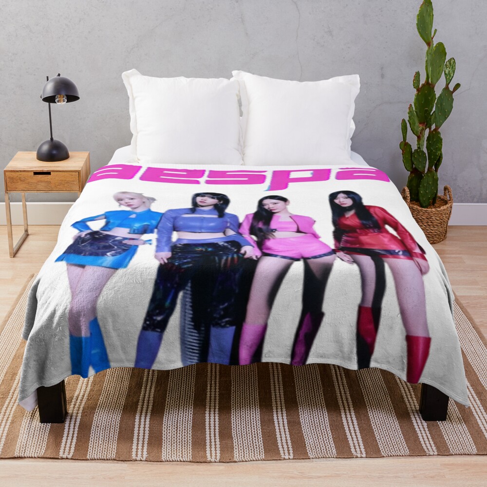 aespa Merch Throw Blanket