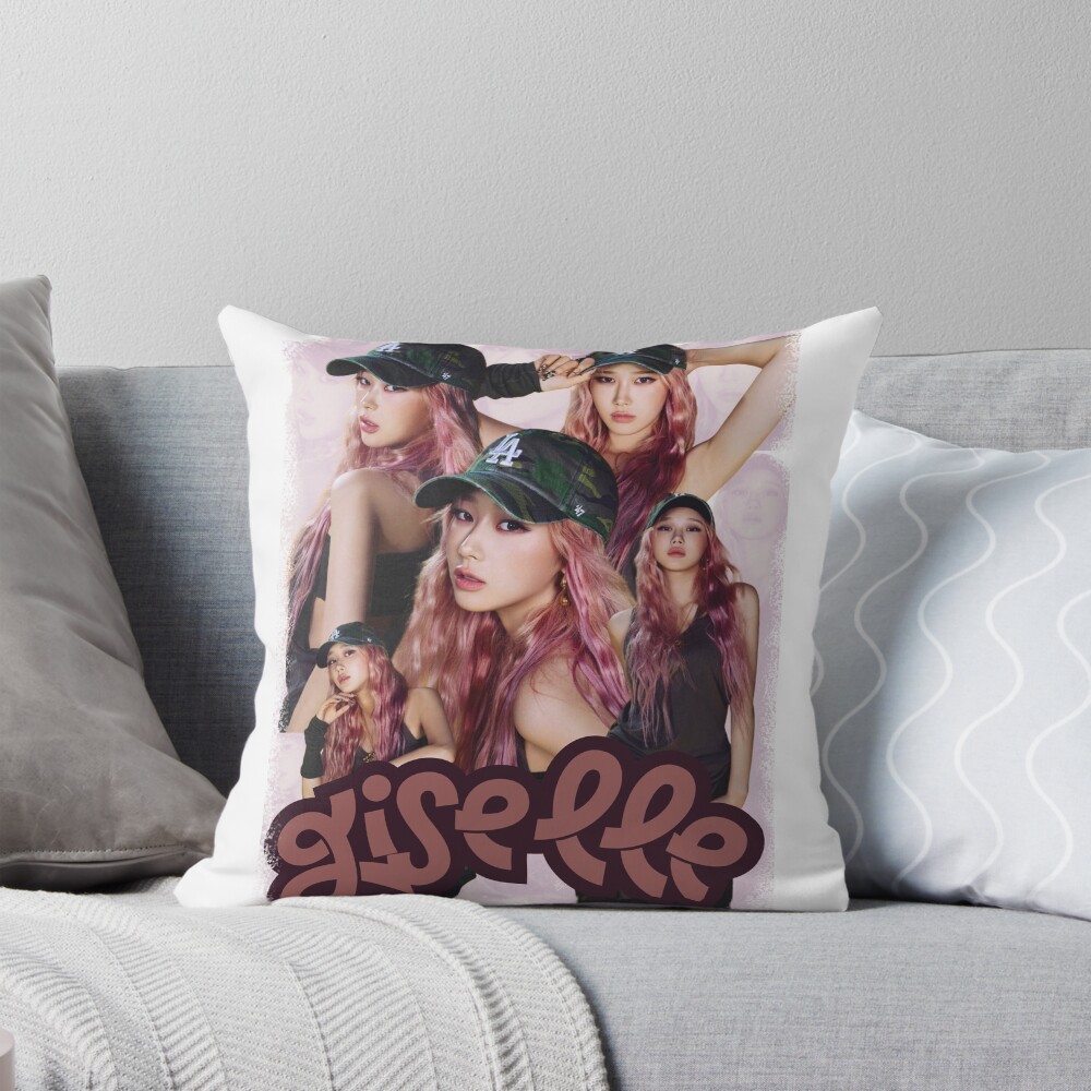 aespa Giselle Whiplash Throw Pillow