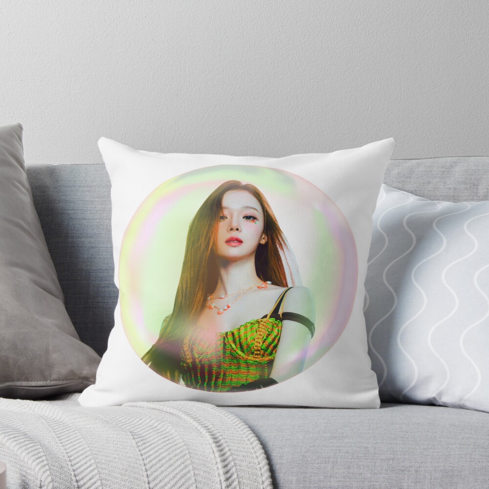 Winter aespa Better Things Bubble Throw Pillow