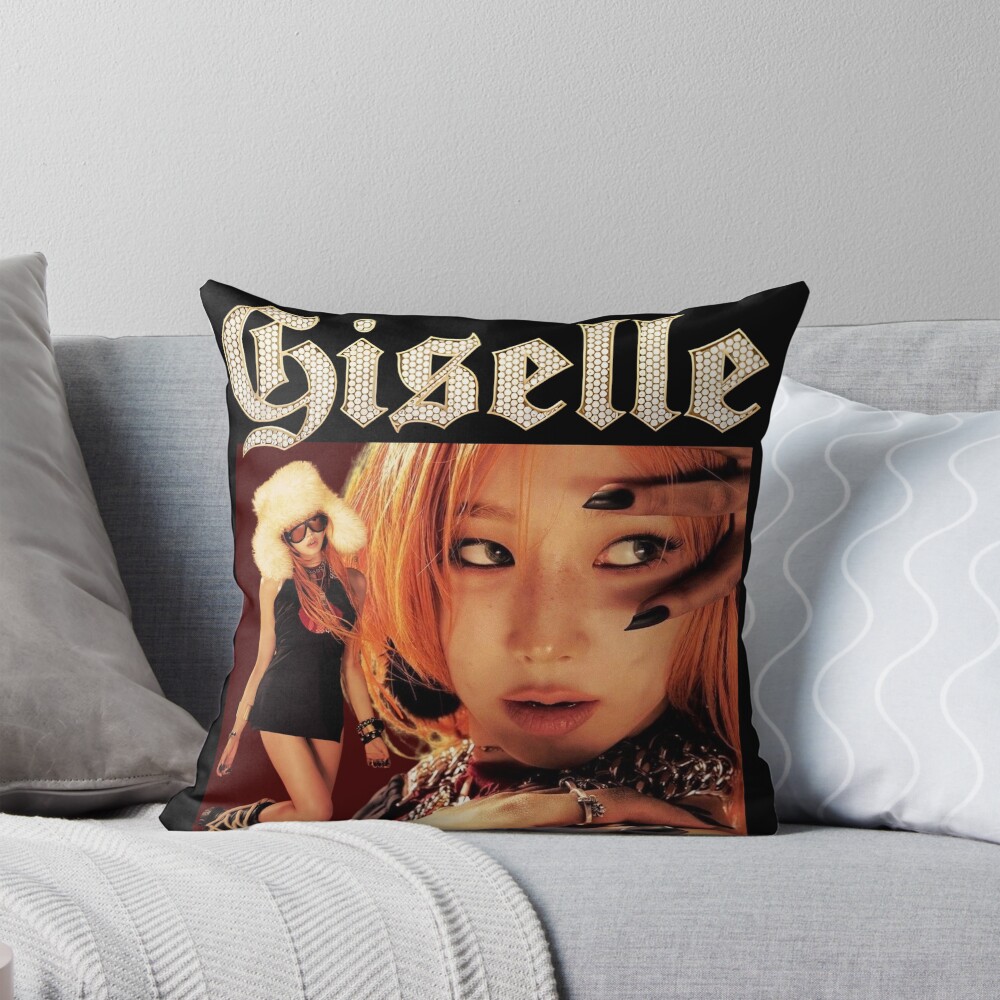 Giselle aespa Dirty Work aespa Kpop Throw Pillow