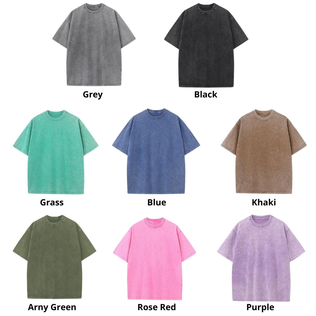 Mineral Wash T Shirt Color - aespa Shop UK